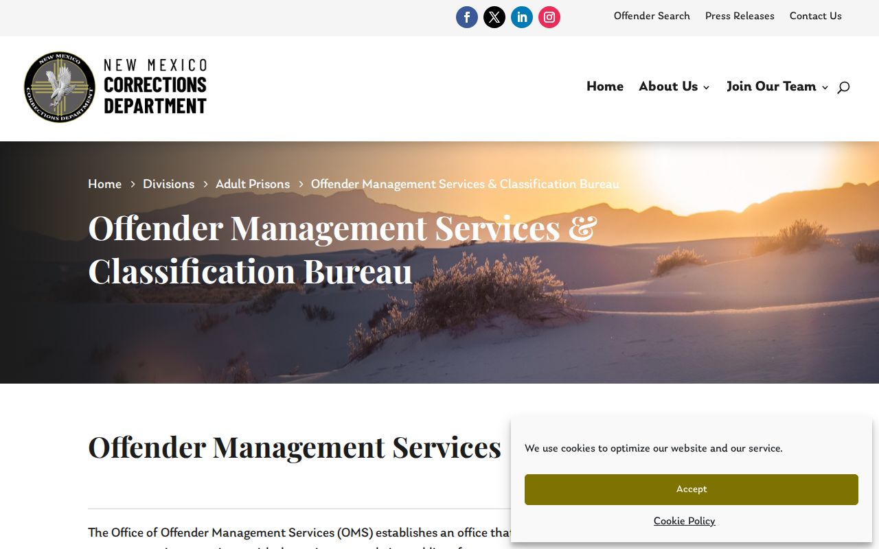 NMCD Offender Management Services release calculation role